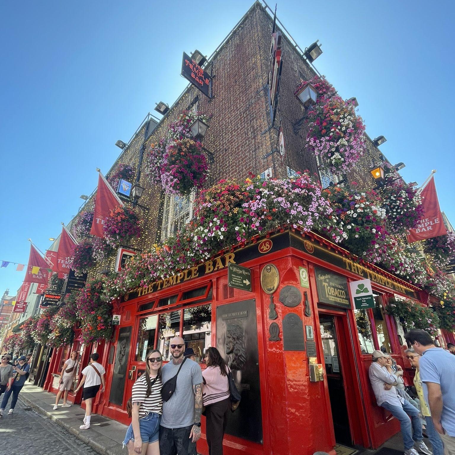 Temple Bar in Dublin, Ireland. 2025