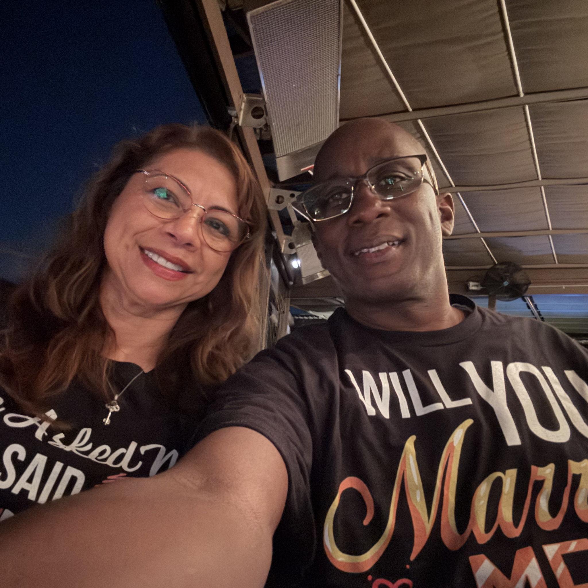 Quiet dinner by the water