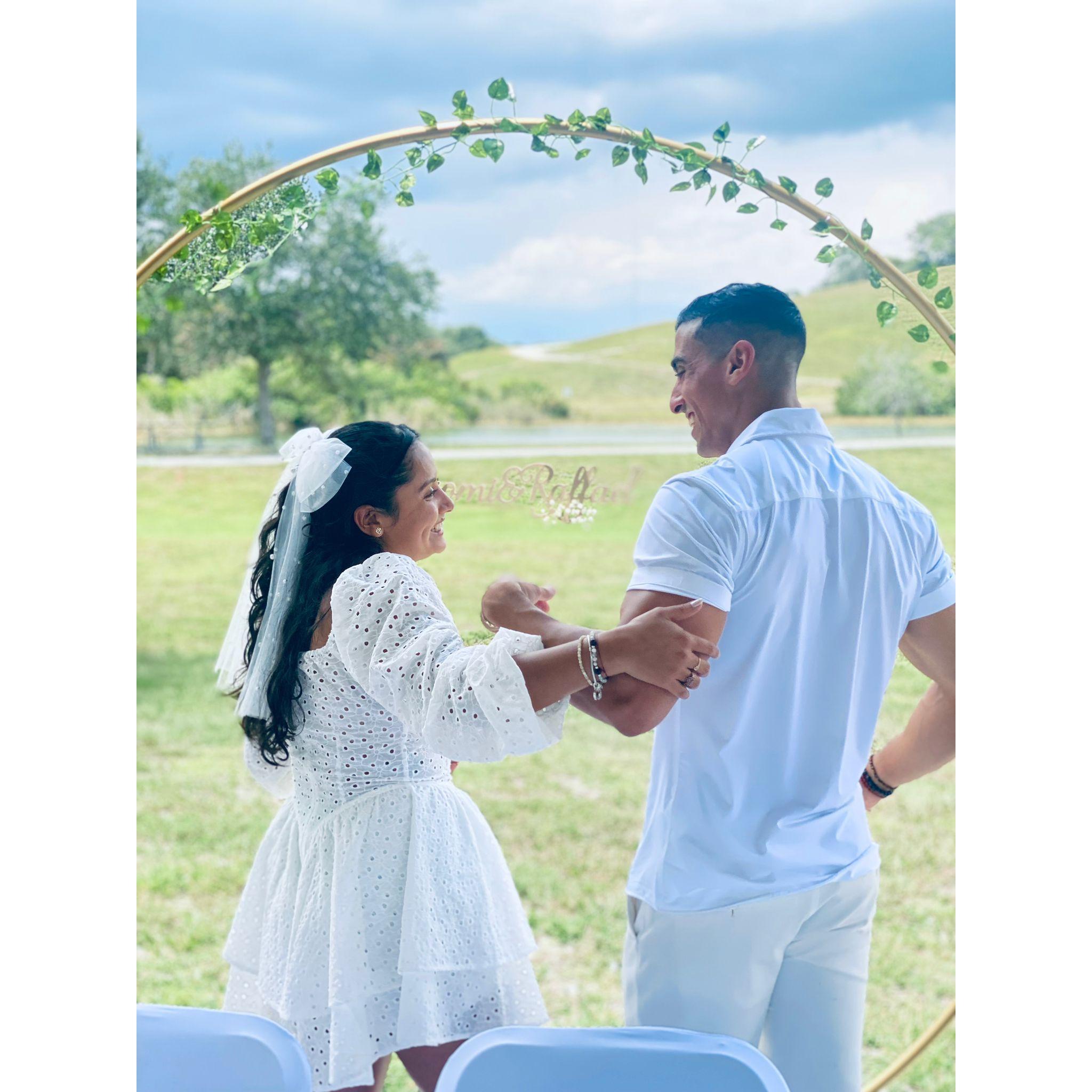 Candid moment