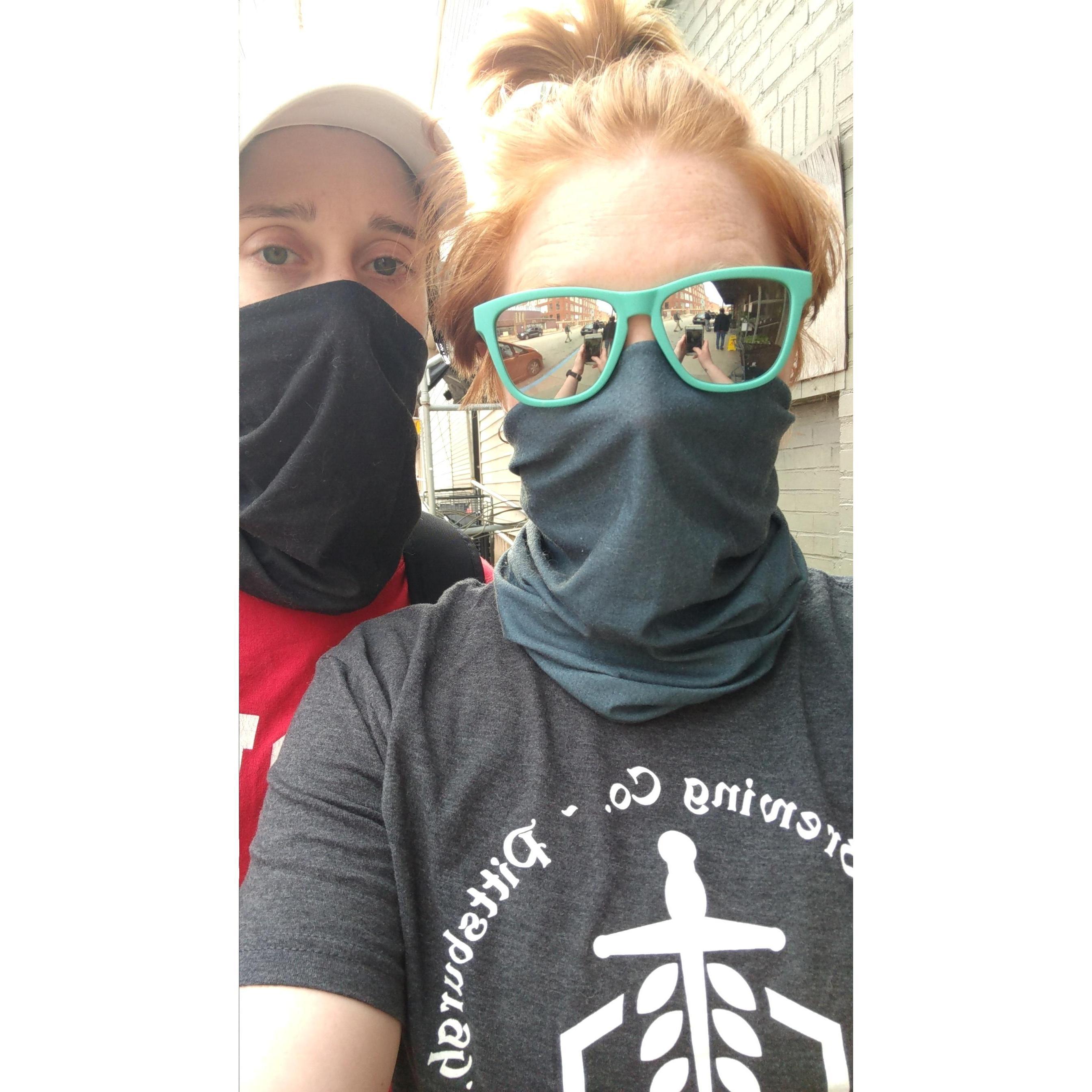 Rocking Quarantine 2020. Gotta stay healthy to get hitched.