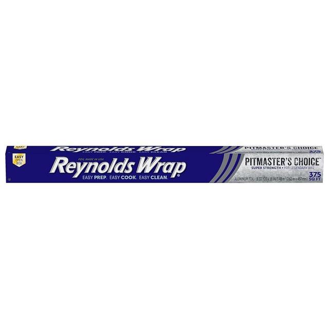 Reynolds Wrap Pitmaster's Choice Extra Thick Foil for Grilling, 18 Inch Grill Foil, Withstands High Heat, Extra Wide, 37.5 Total Sq. Ft.