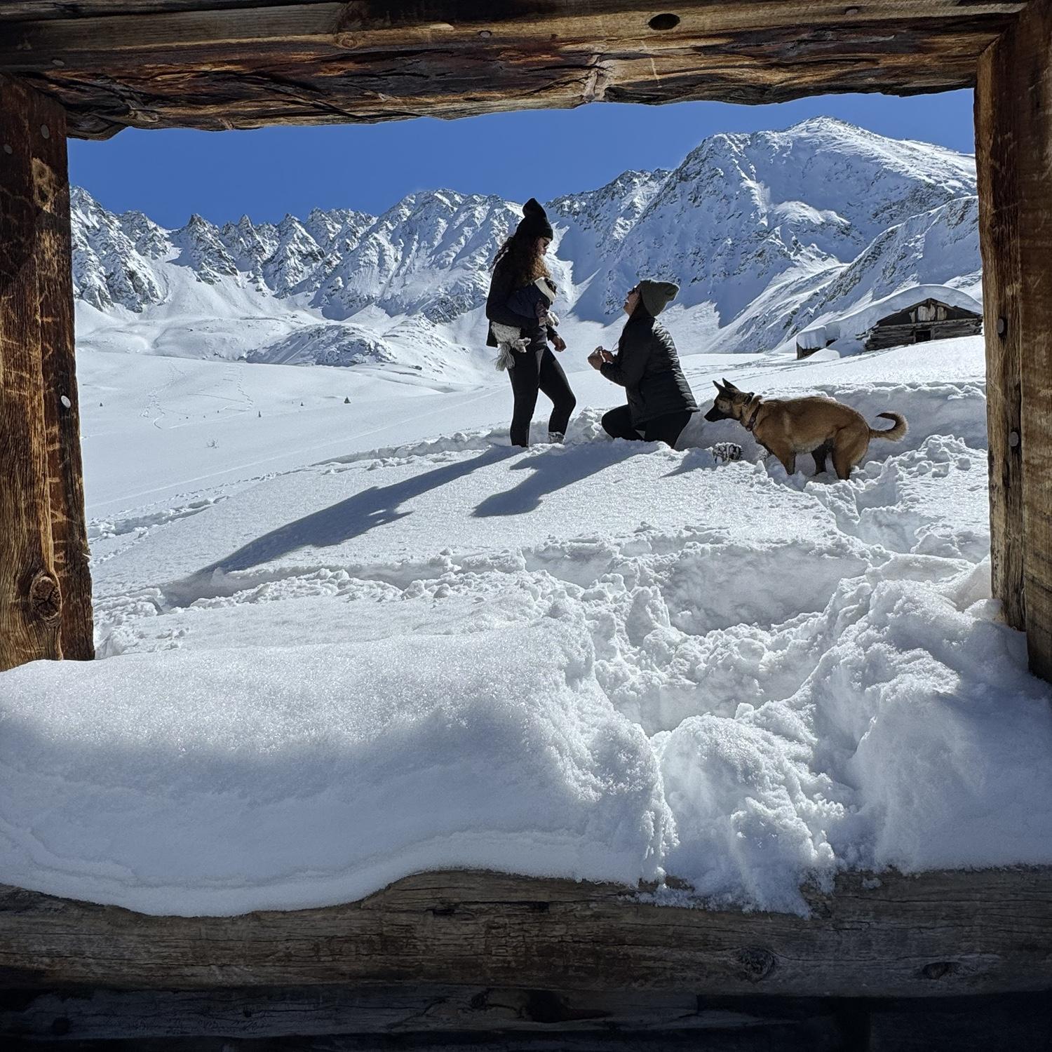The proposal! 
Frisco, Colorado- February 2025