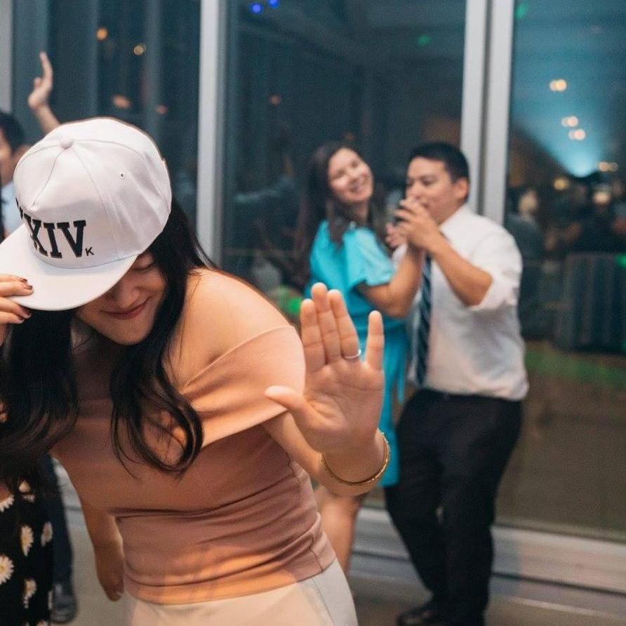 Yuan looks awesome... but we're just enjoying dancing in the background.