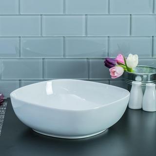 Soft Square Serving Bowl