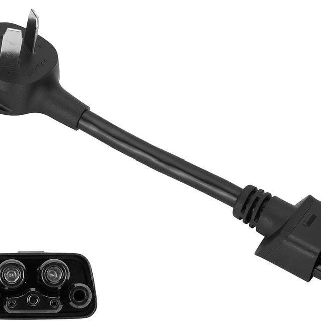OSCAD NEMA 10-30 Adapter Compatible with Tesla Gen 2 Mobile Portable Charger, Mobile Charger to Work for 240/250V Outlet at 24 Amp,Compatible with Tesla Model 3/Y/X/S/Cybertruck(10-30 Length 11.5")
