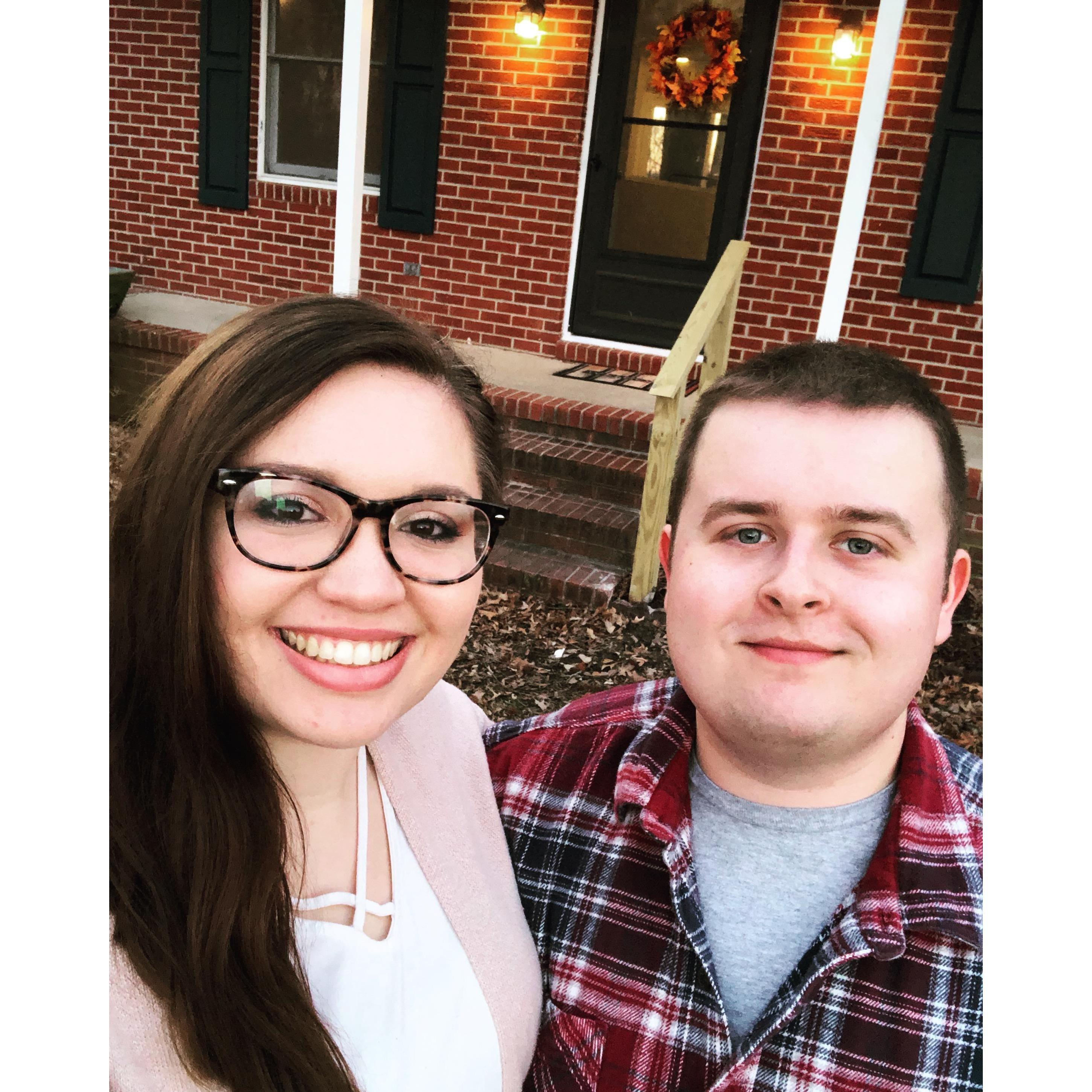 Moving into our first home together!