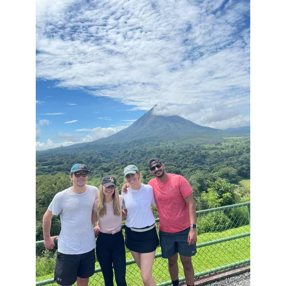Costa Rica with Blair (bridesmaid) and Connor (groomsman), 2021