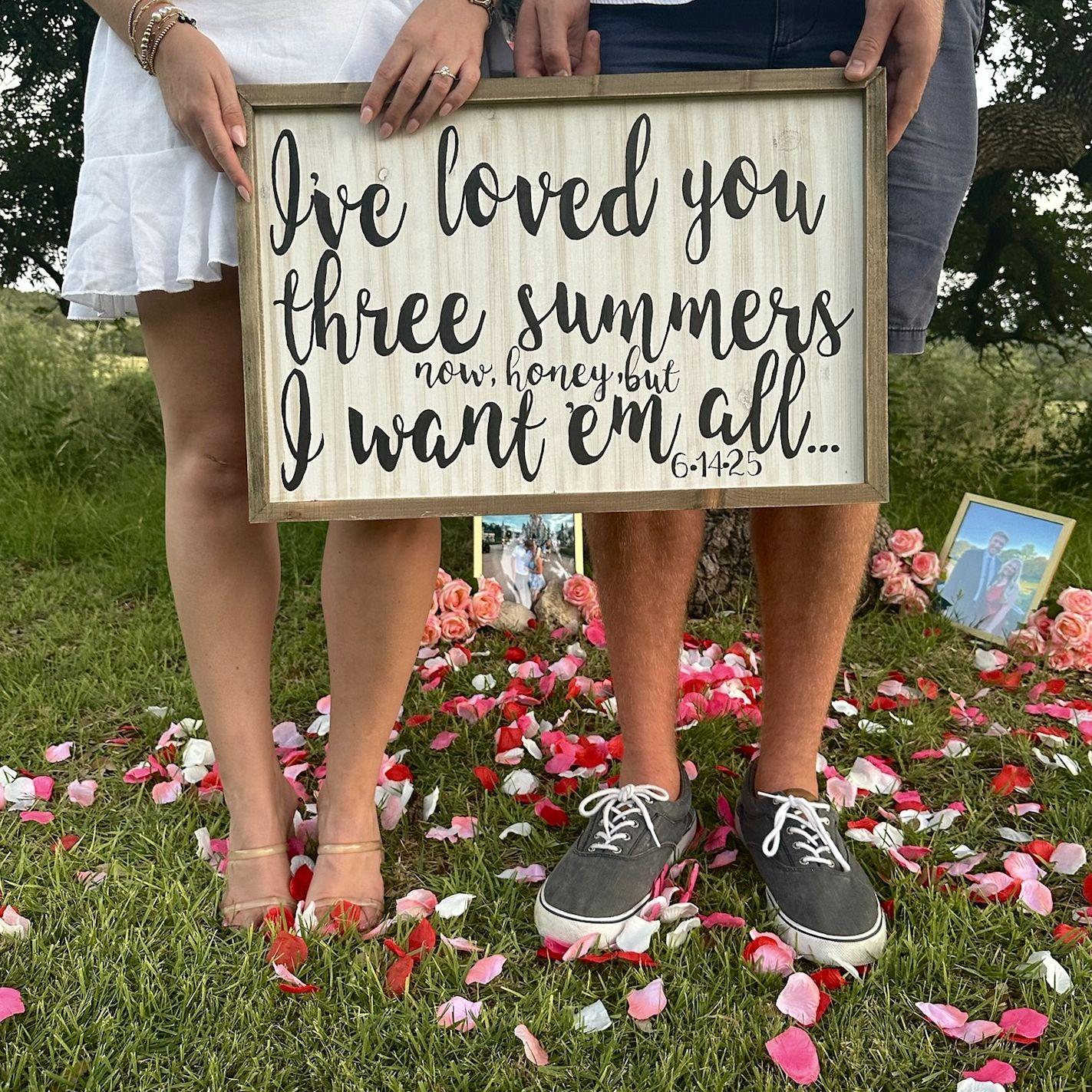 Of course, a quote from Taylor Swift's "Lover" which is one of Montana's favorite albums.