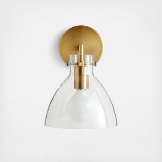 Dakota Brass Dome Sconce Light