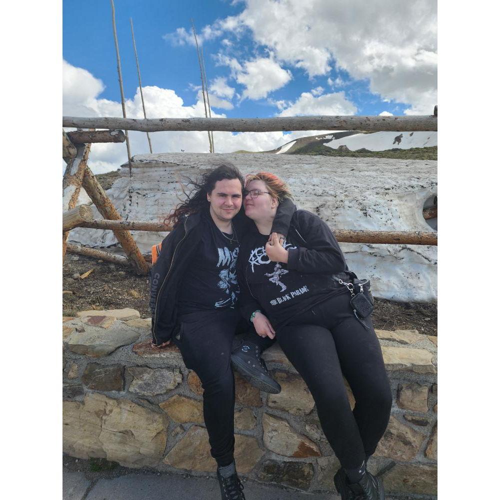 Went up Trail Ridge Road and they saw snow for the first time