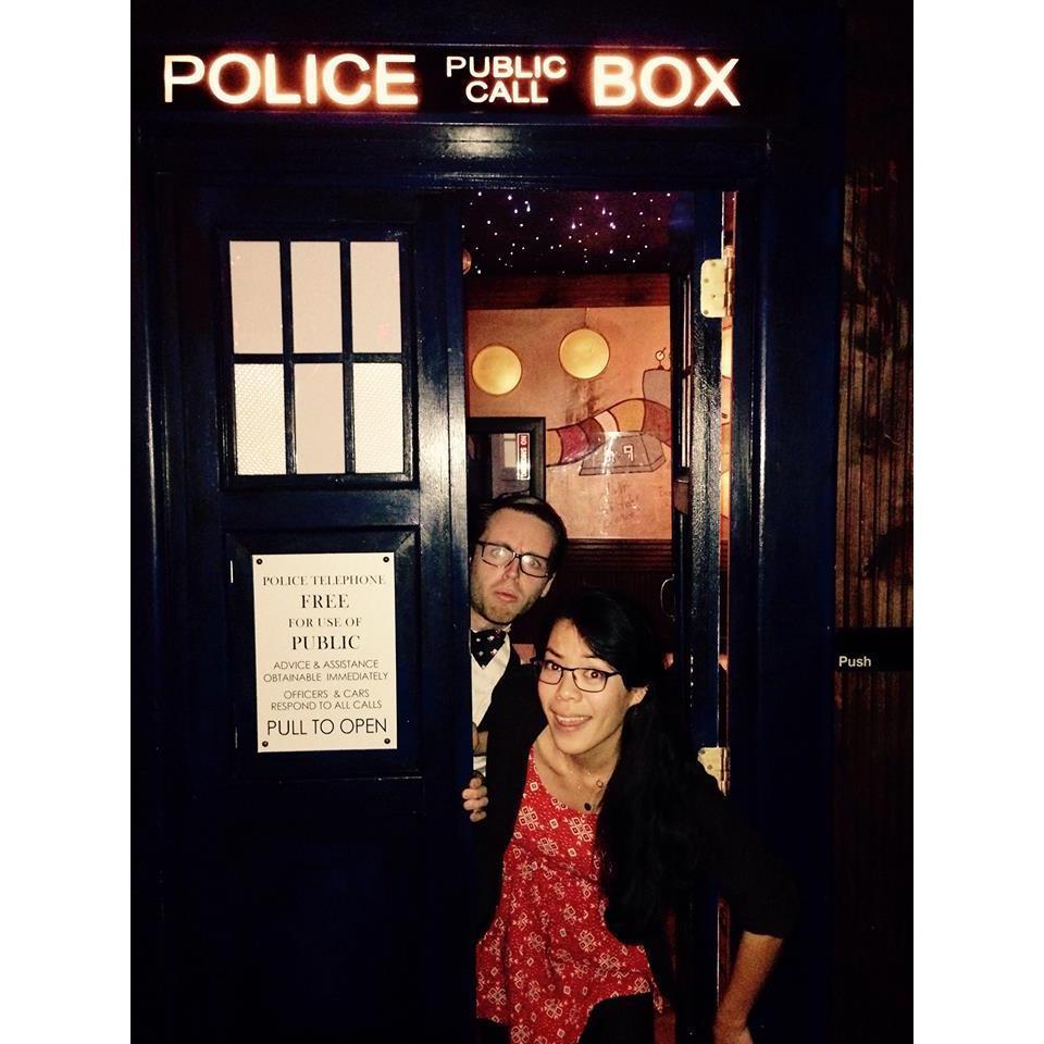 (soon-to-be) Dr. (W)Hu and her male companion