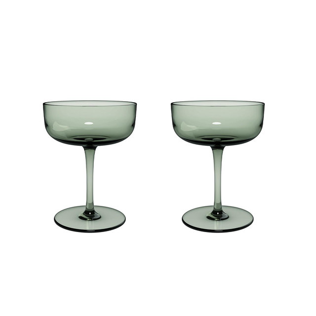 Villeroy & Boch Sage Champagne Glasses, Set of 2