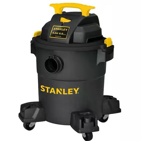 Stanley - 6 Gallon wet/dry vacuum - black