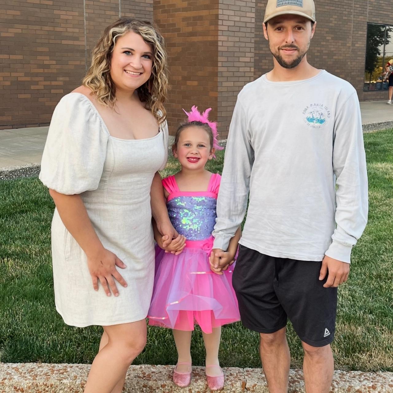 Hayden’s first of many dance recitals of Brielle’s.