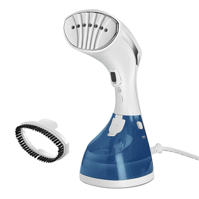 Sunbeam Power Steam Handheld Steamer, Professional, White/Blue