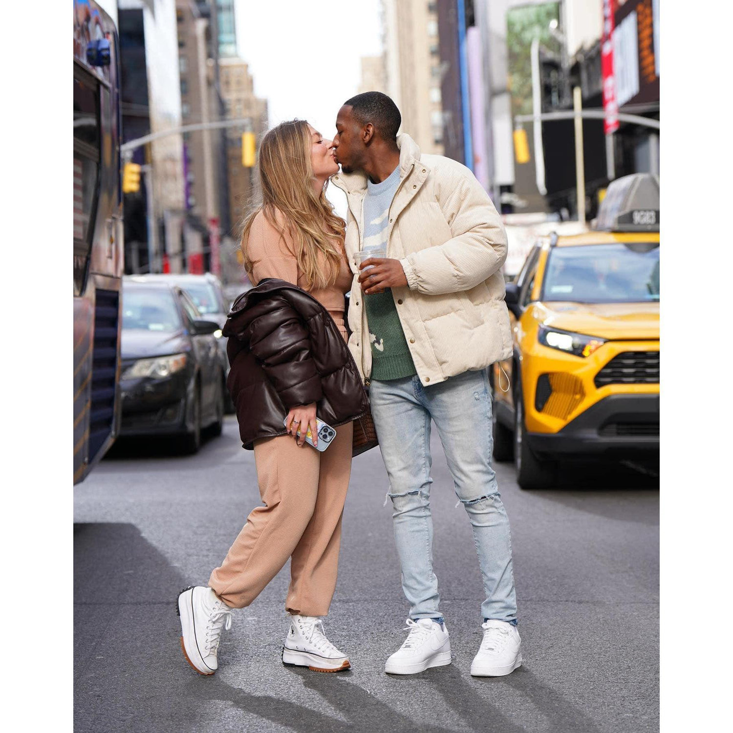 Our first Valentine's Day together was spent in New York City