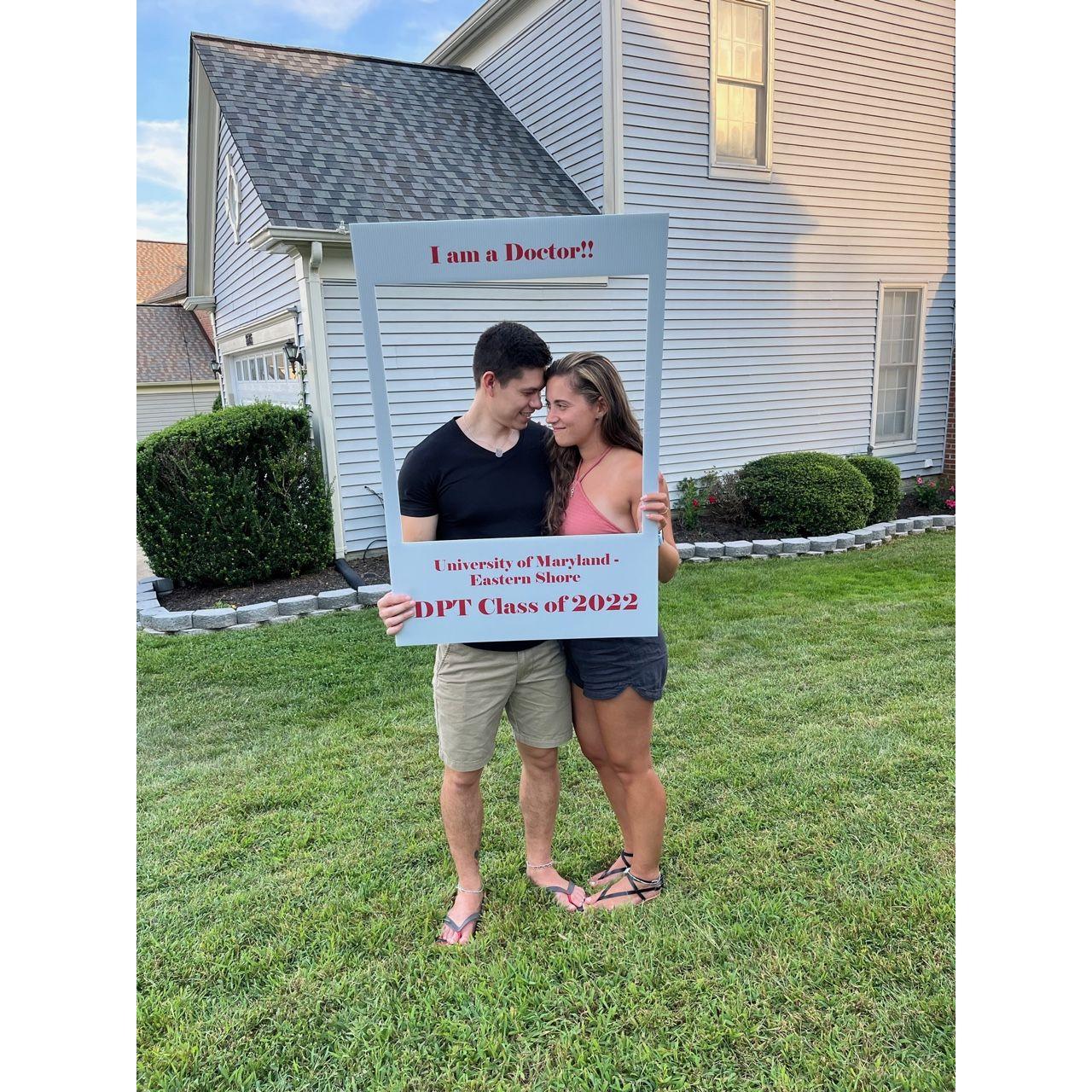 A super cheesy graduation party photo (shout out to Caroline).. usually our cheesiness doesn't get caught on photo.