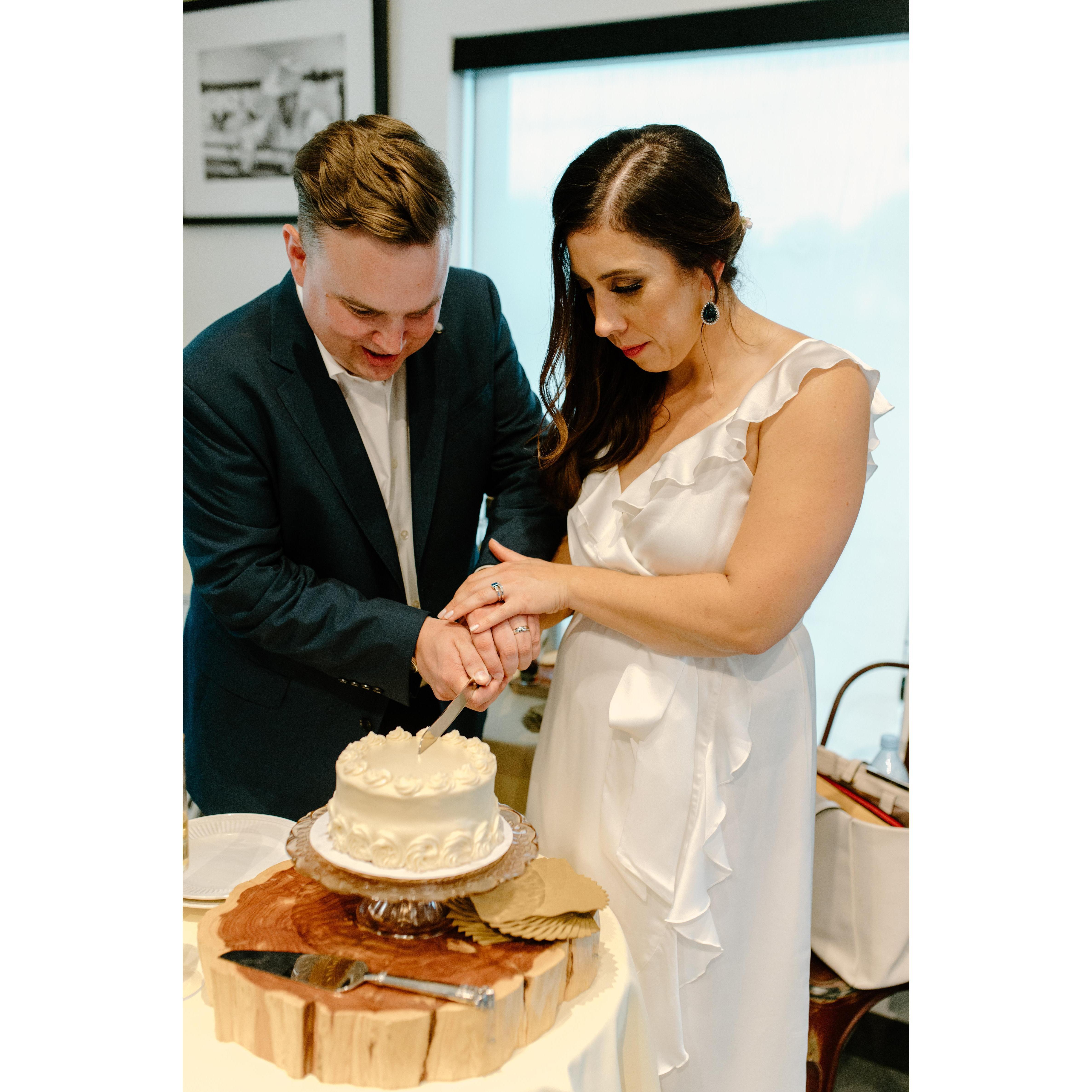 And cut the cake!