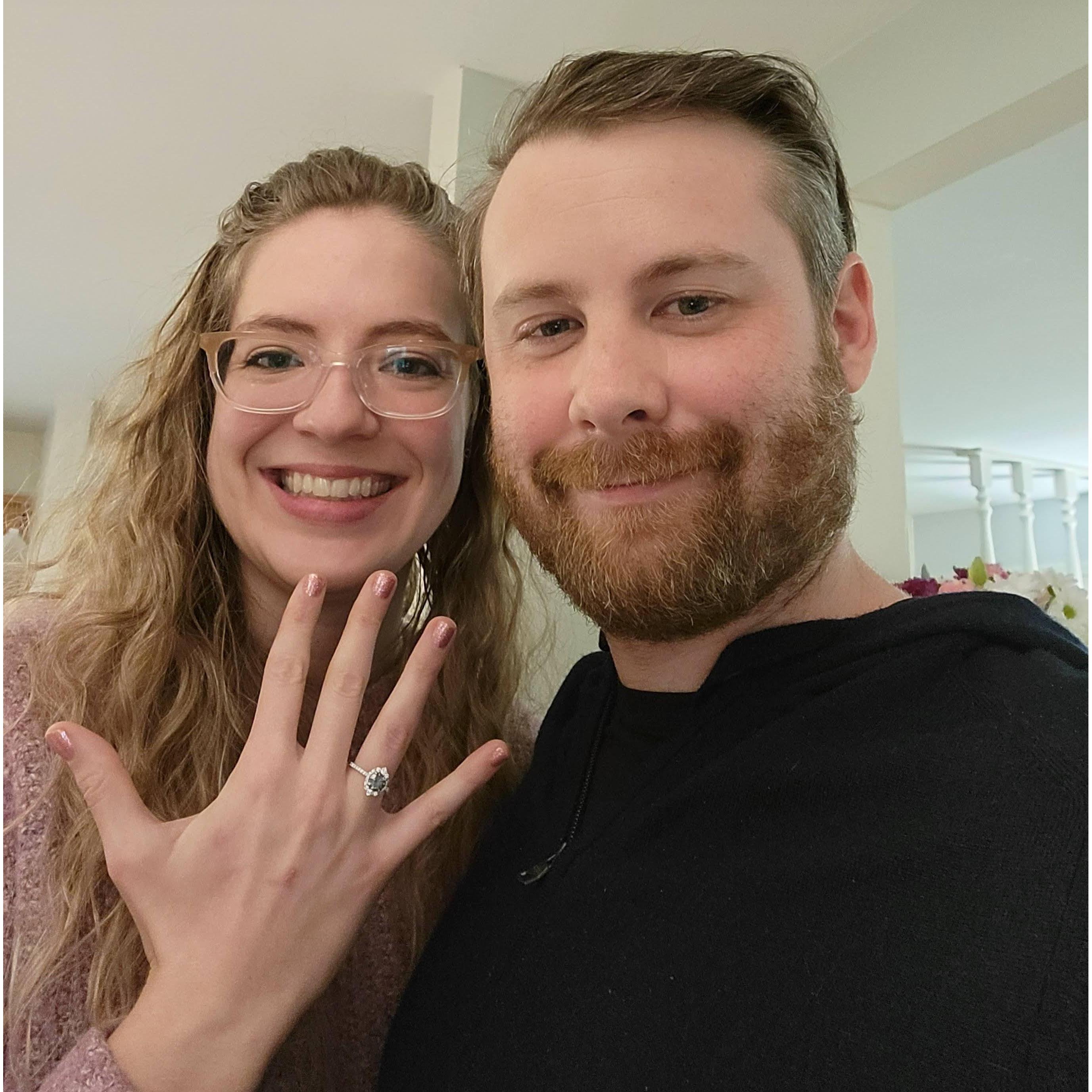 We are engaged!