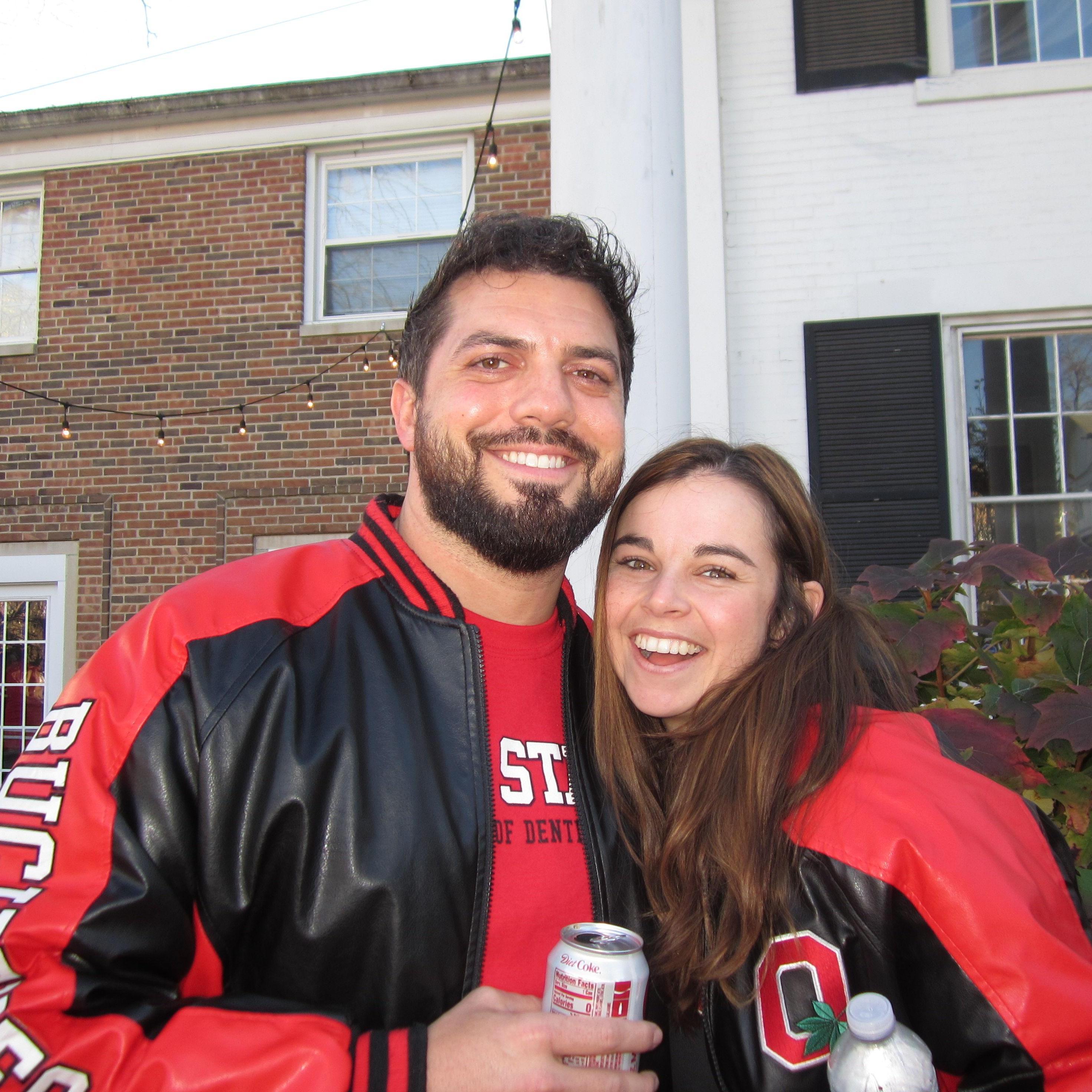 When we told all of our classmates that we were finally dating at one of the fraternities.