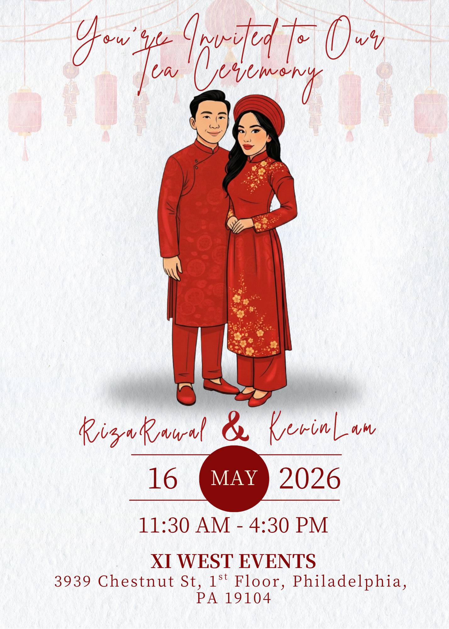 The Wedding Website of Kevin Lam and Riza Rawal