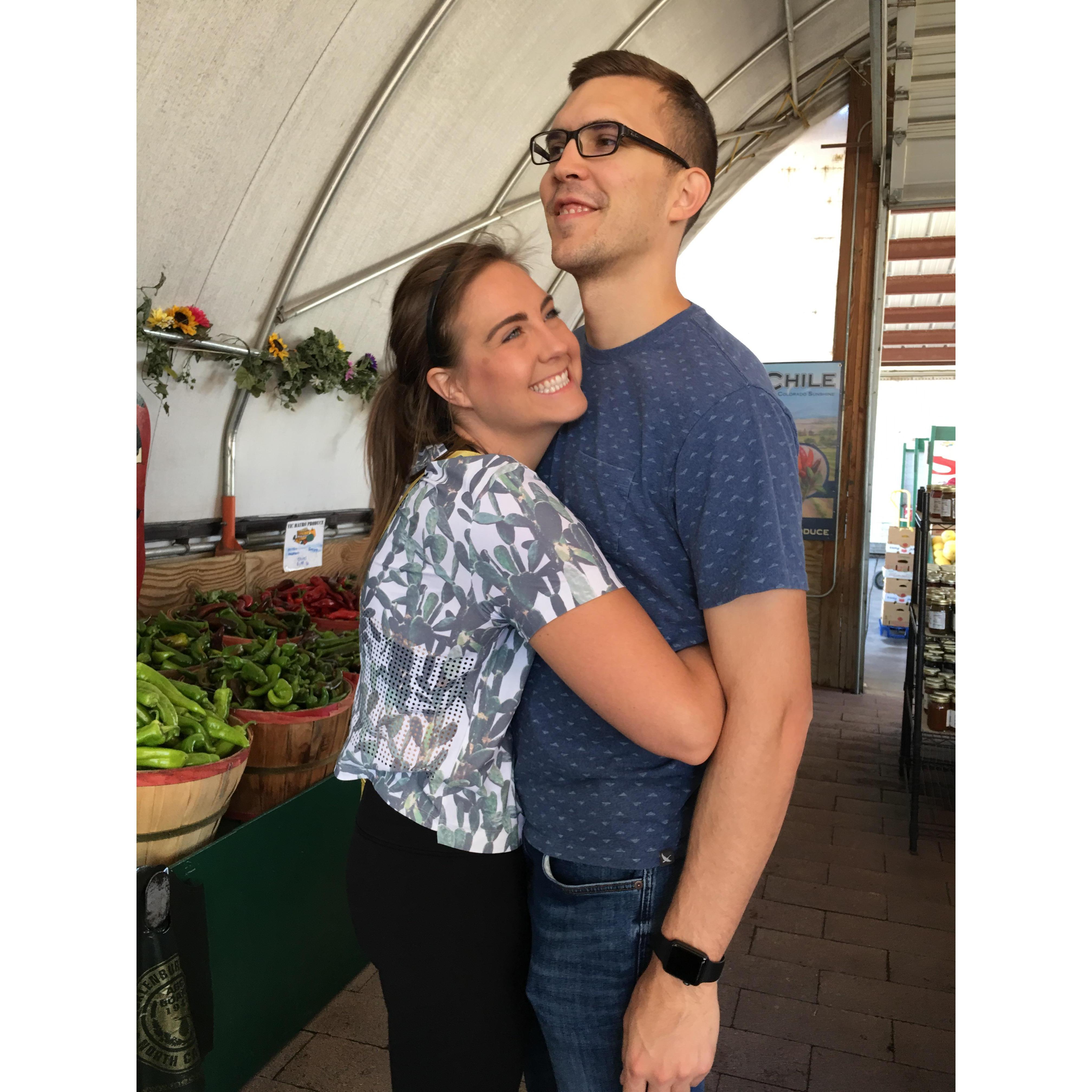September 30, 2018: Joel's patience knows no bounds, especially when it comes to making time for Madison to explore farmer's markets, artisanal gift shops, and other miscellaneous shopping haunts.