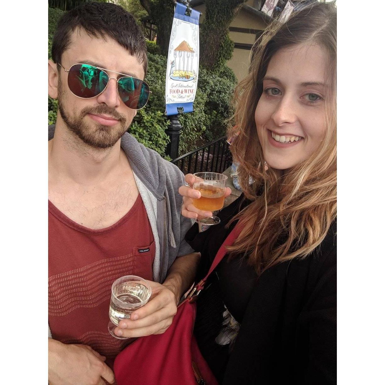 Drinking around the world at Epcot!