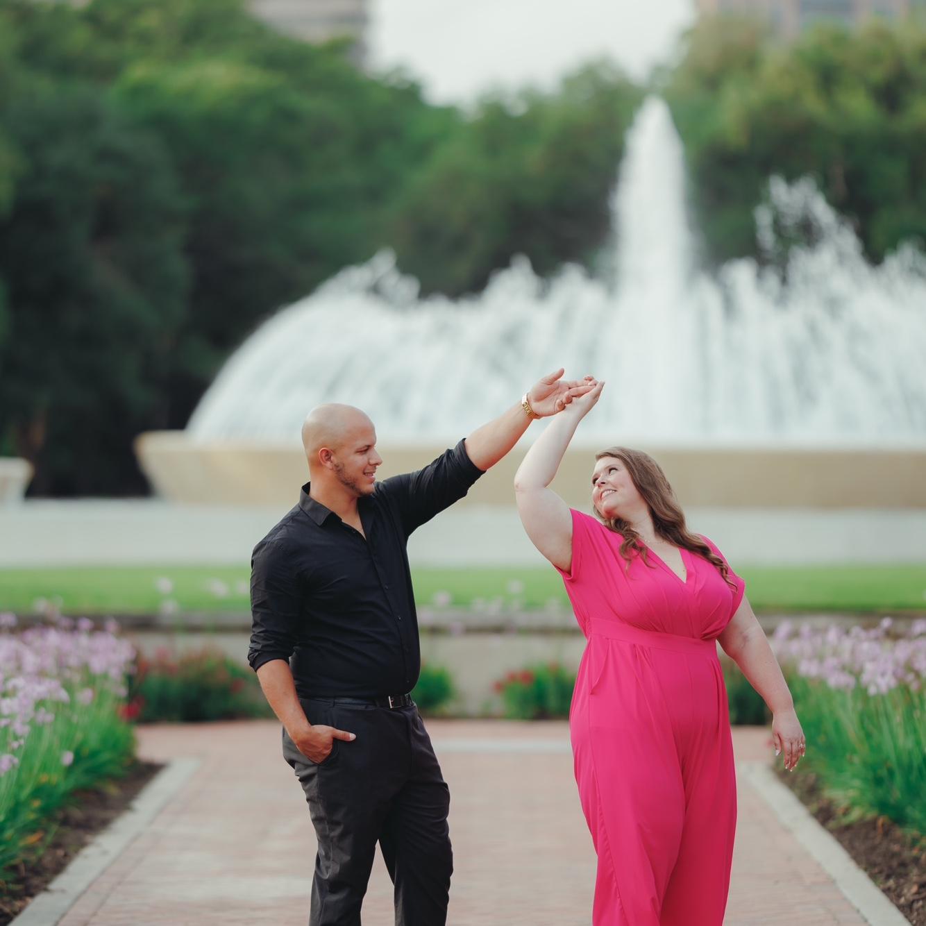 Engagement photo session
