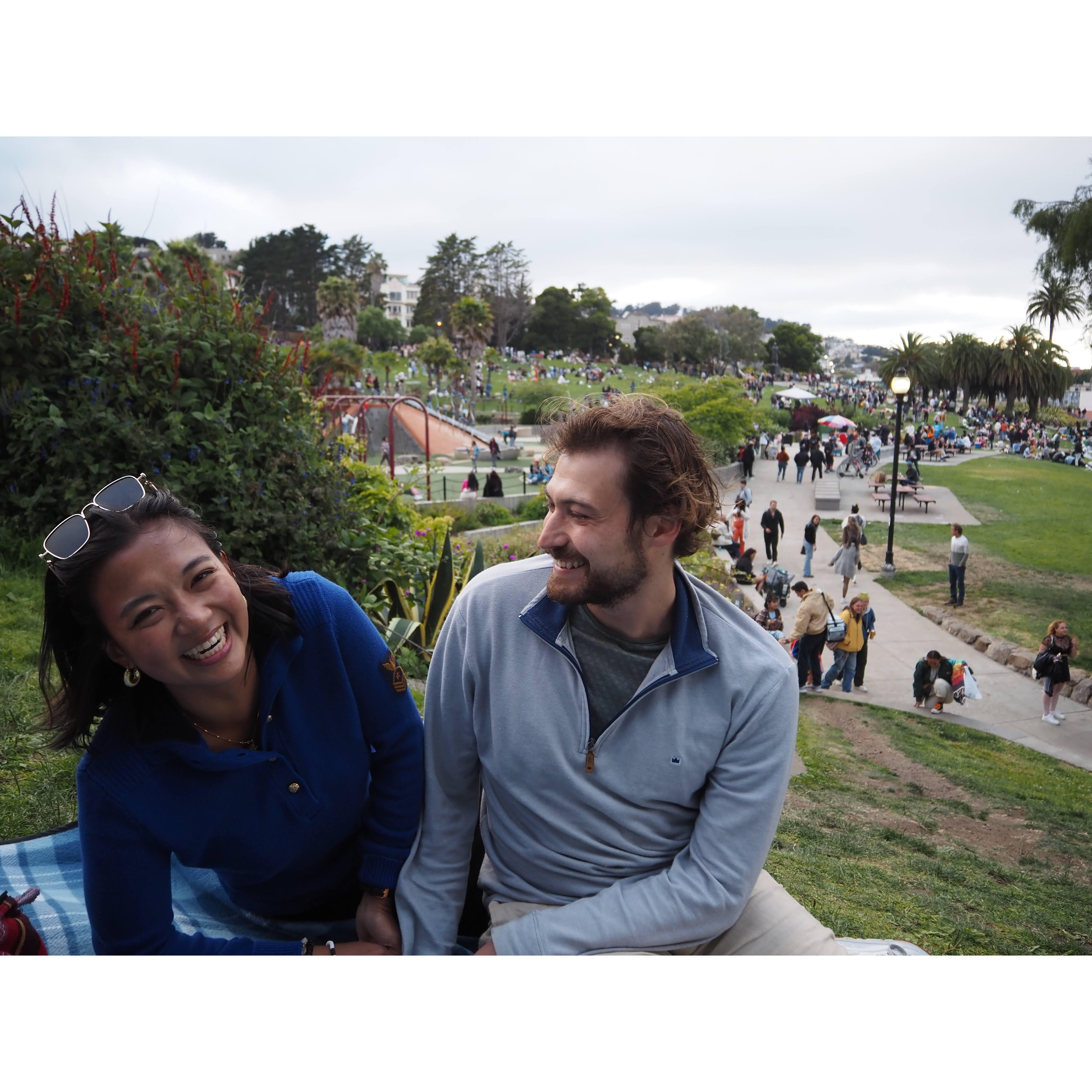 2023: Dolores Park in Bay Area