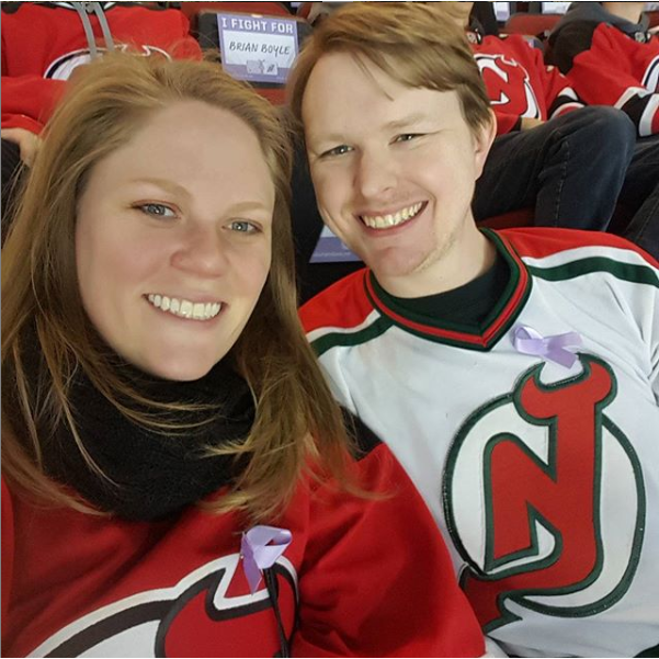 Ali's first Devils game