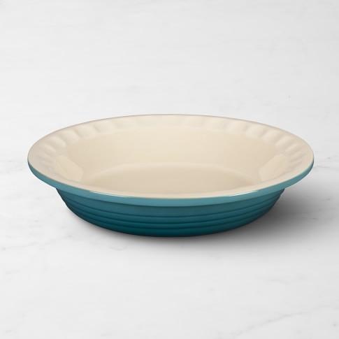 Le Creuset Heritage Stoneware Pie Dish - Color white