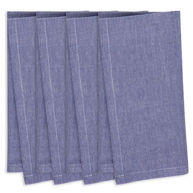 Chambray Napkins in Navy Blue (Set of 4)