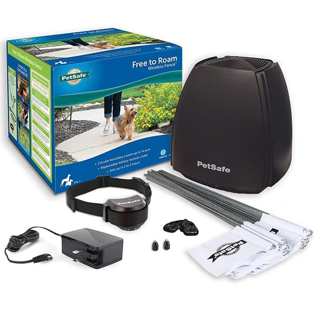 PetSafe Free to Roam Dog and Cat Wireless Fence – from the Parent Company of INVISIBLE FENCE Brand – Above Ground Electric Pet Fence