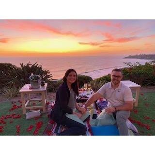 The proposal at the Ritz-Carlton Laguna Beach