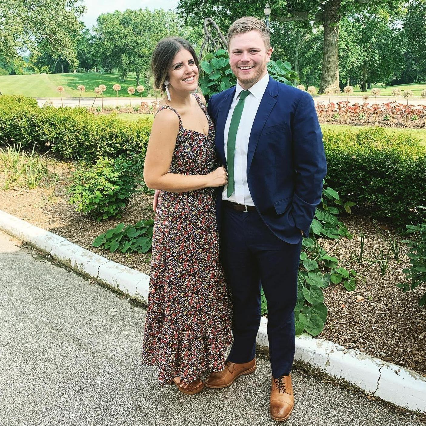 Celebrating Allison and Joe's wedding. June 2019