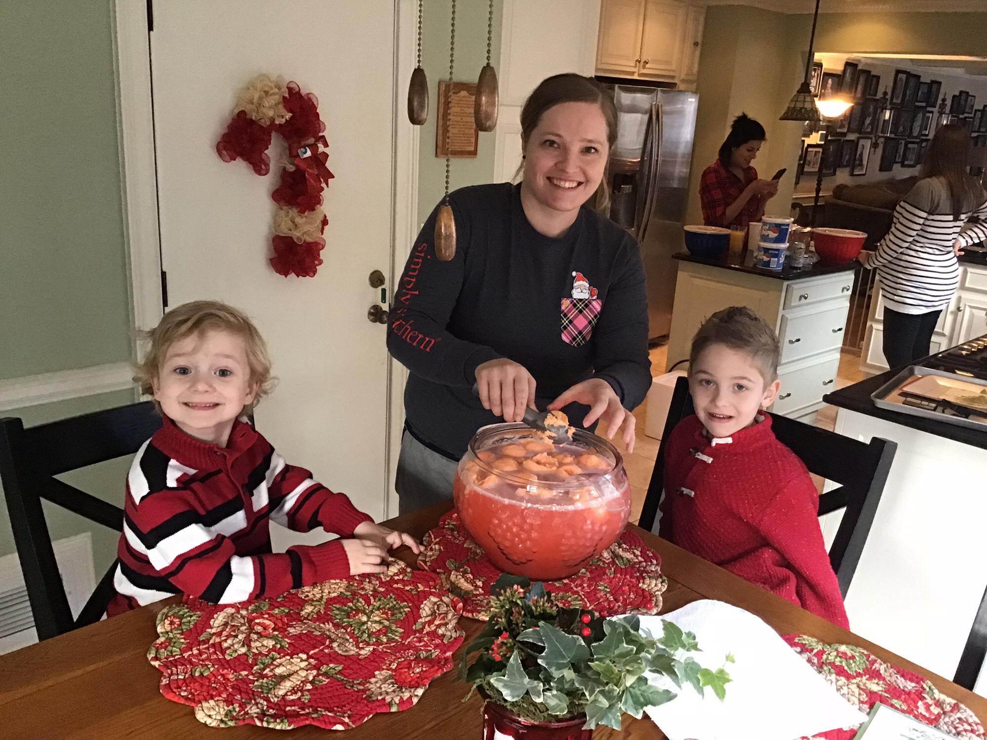 The punch bowl at Christmas is the place to be!