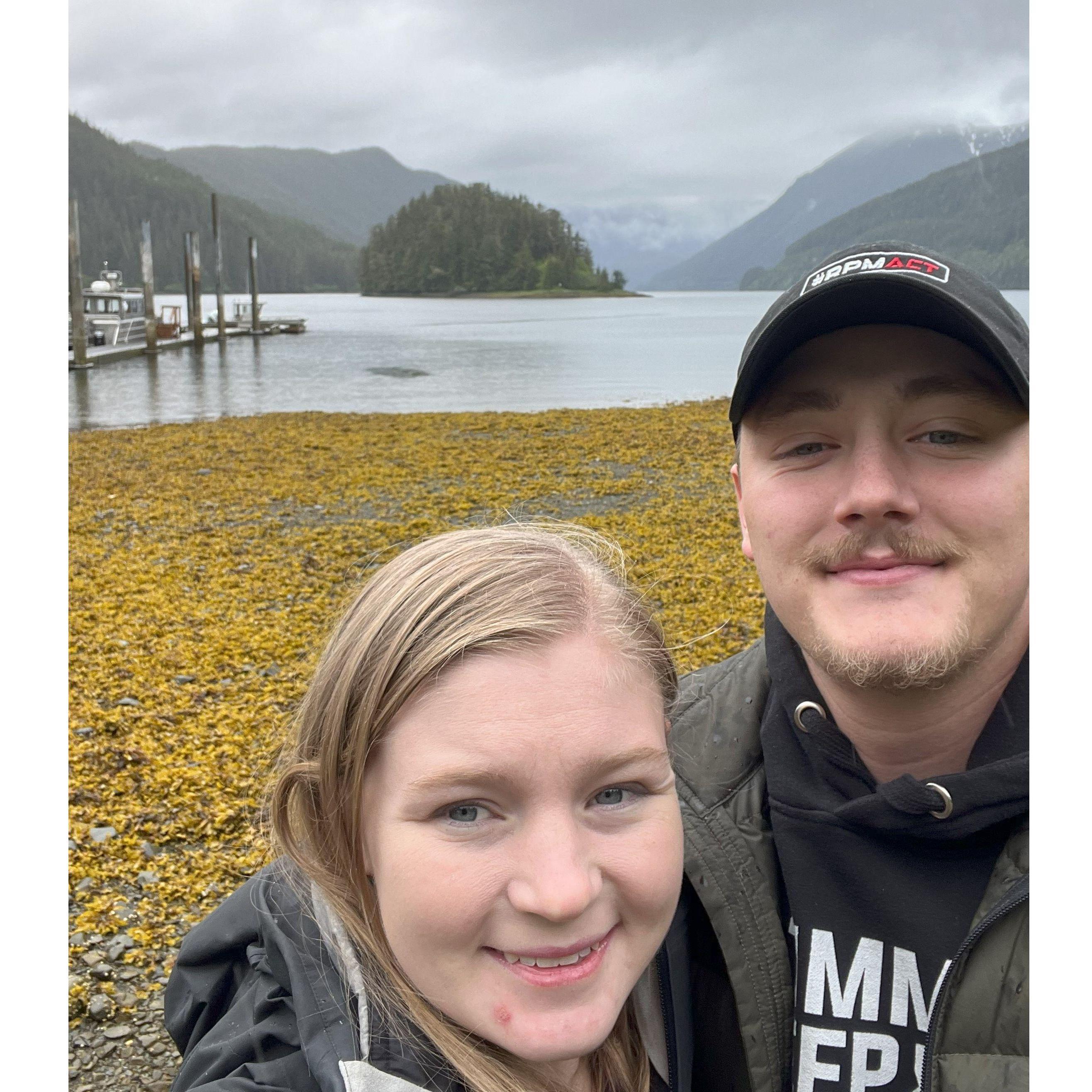 This was taken in Alaska, where Brandon had thought he might propose. He had the ring in his pocket every day we were there.