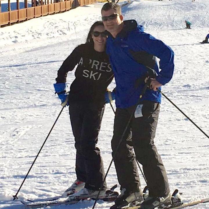 Local Ski Trip to West Virginia at Bryce Mountain with friends - Alison's second time skiing!