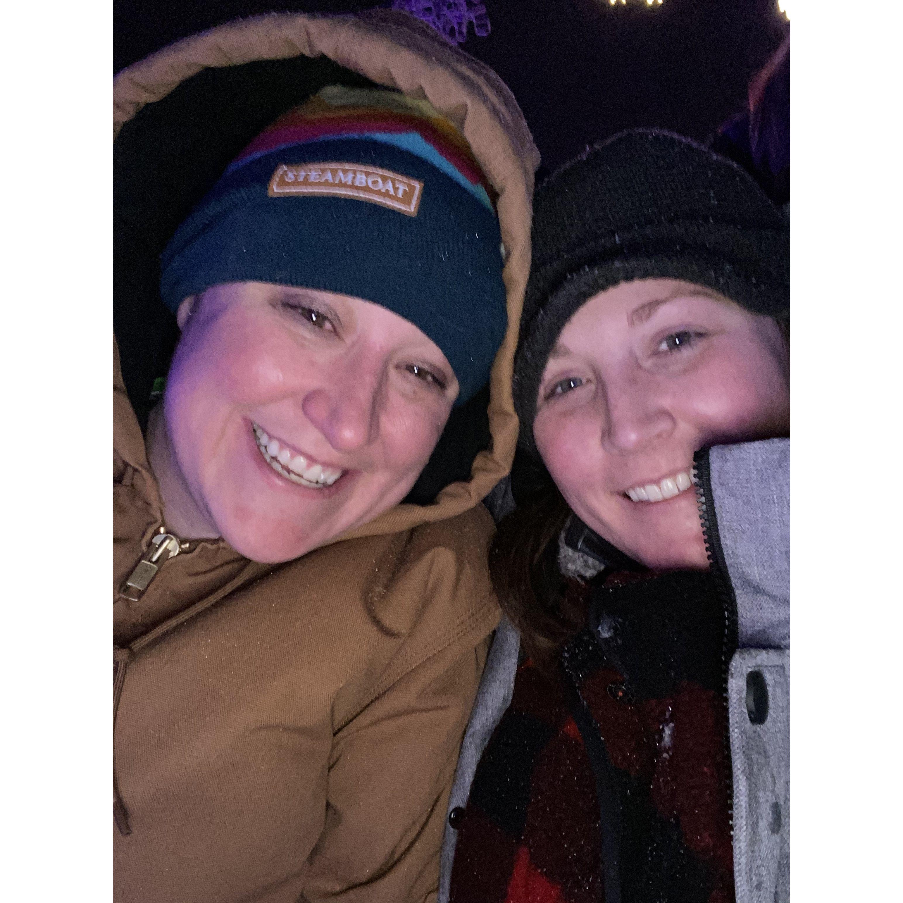 Our first photo together!