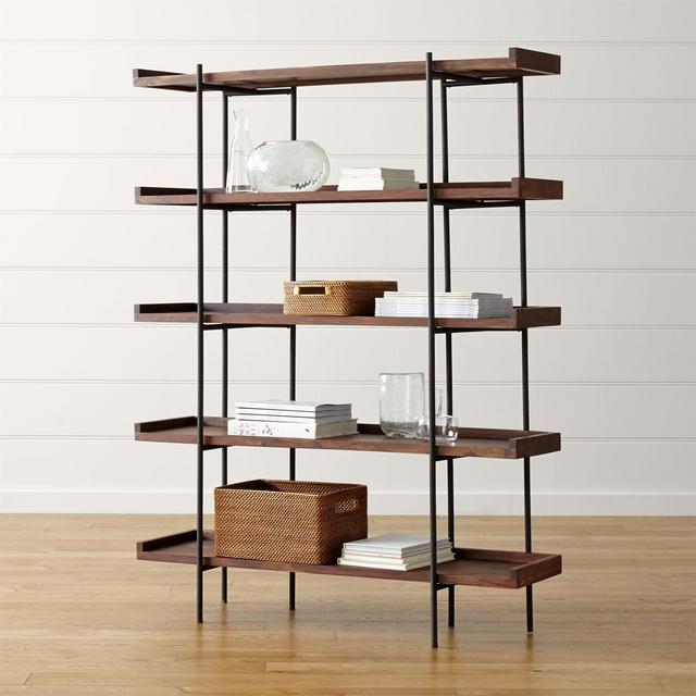 Beckett 5-High Shelf Sable