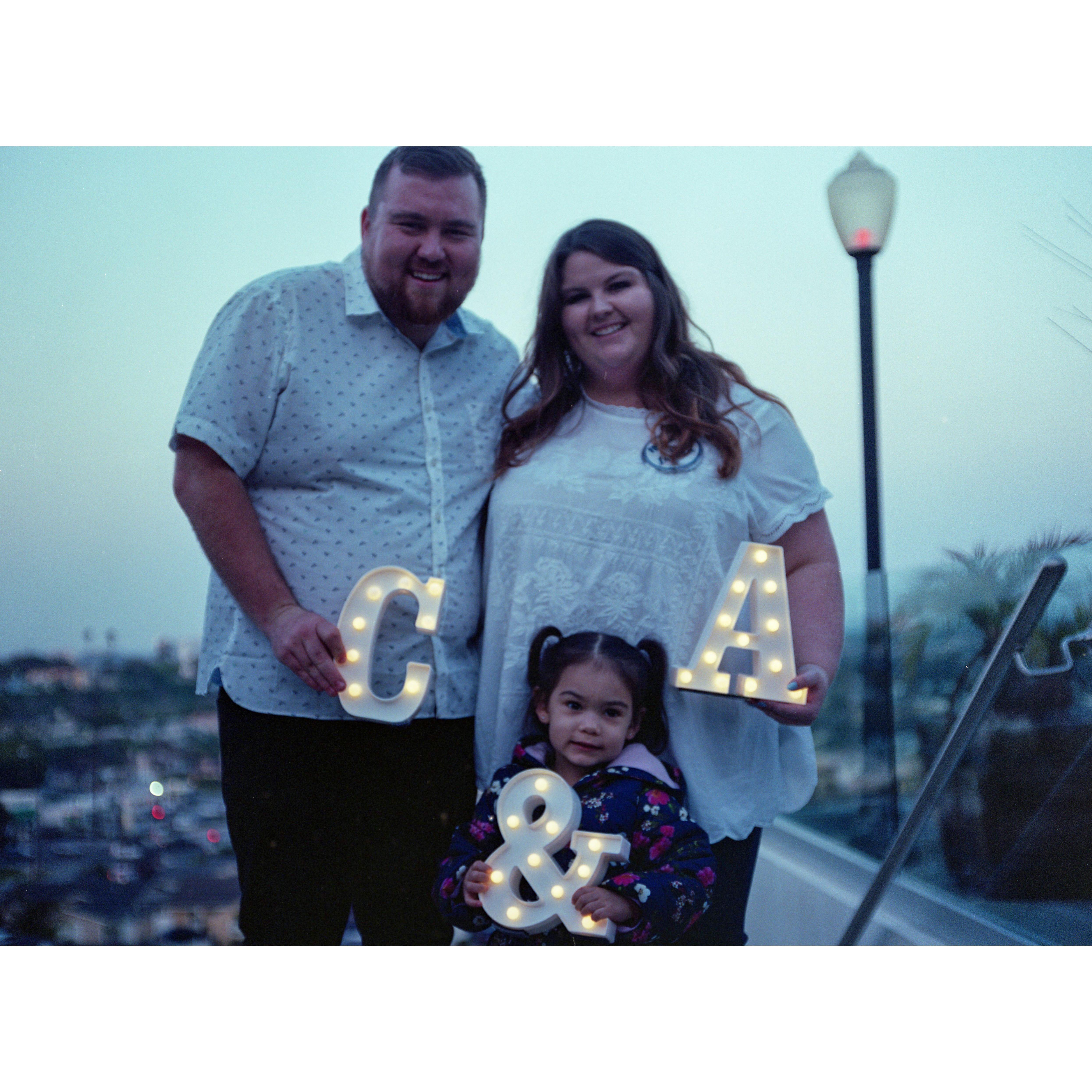 With our sweet flower girl <3