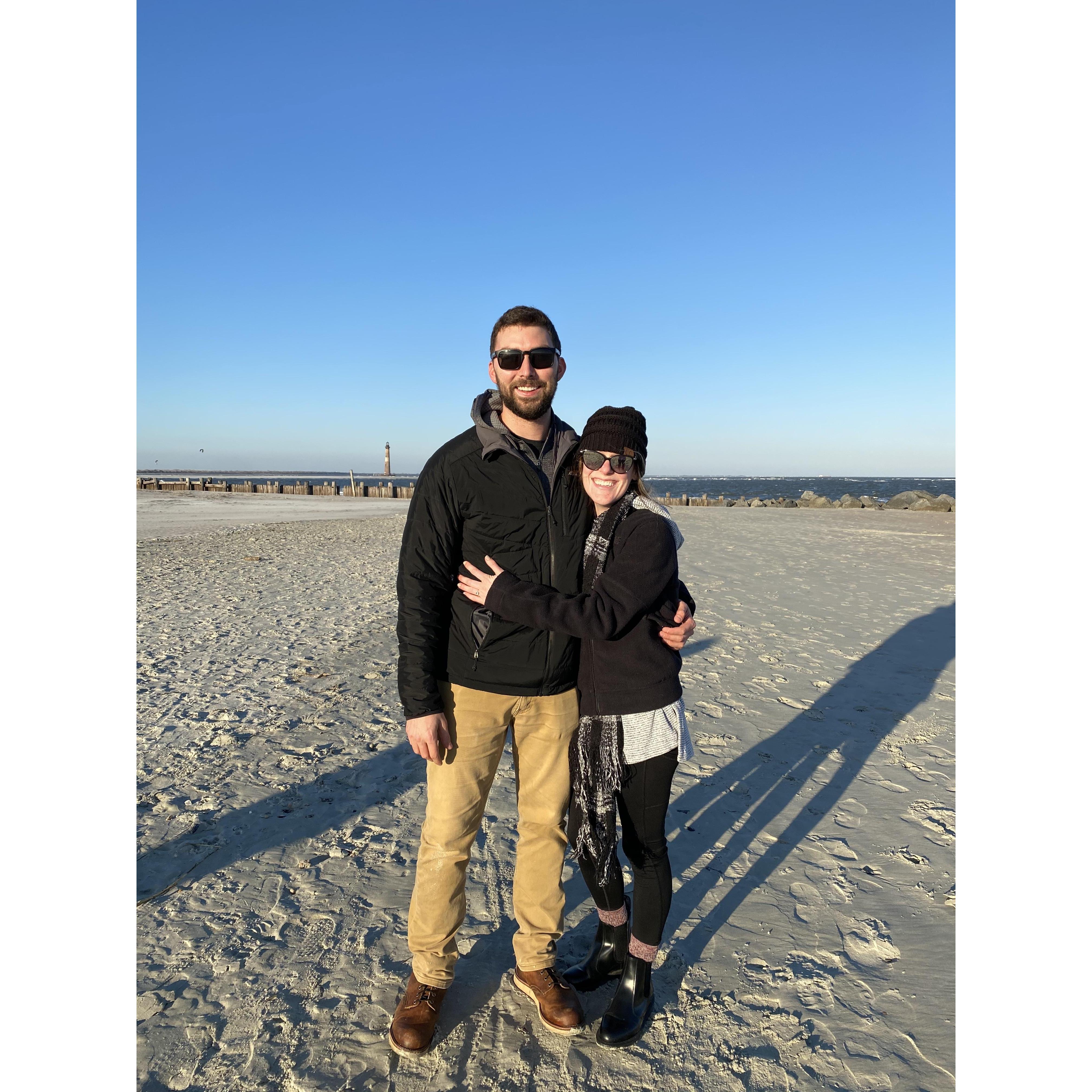 When we got engaged!