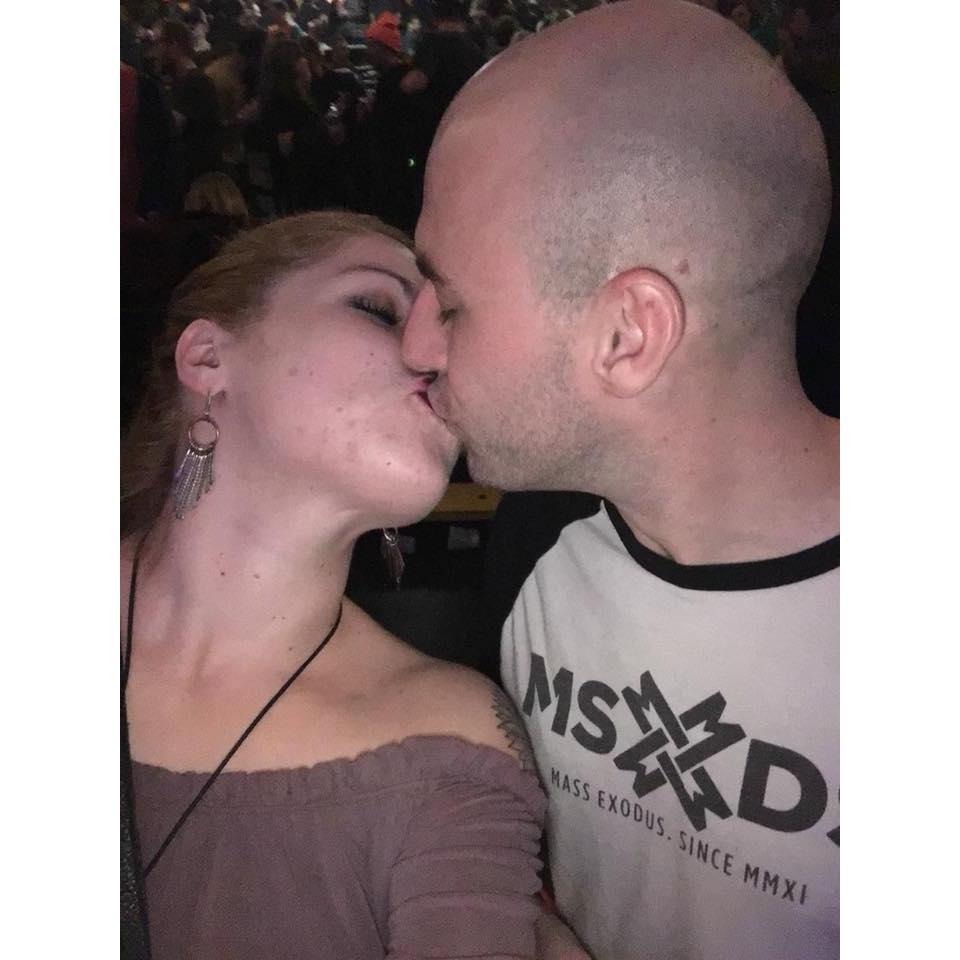 sometimes we kiss.