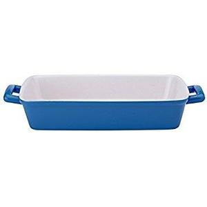 Mrs. Anderson’s Baking Oblong Rectangular Baking Dish Roasting Lasagna Pan, Ceramic, Bayberry, 13-Inches x 9-Inches x 2.5-Inches