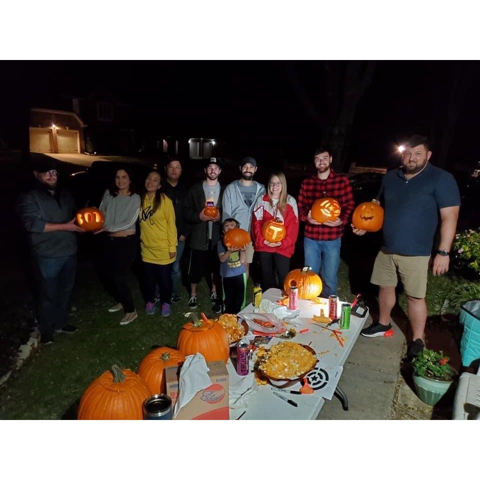 First Halloween party together.