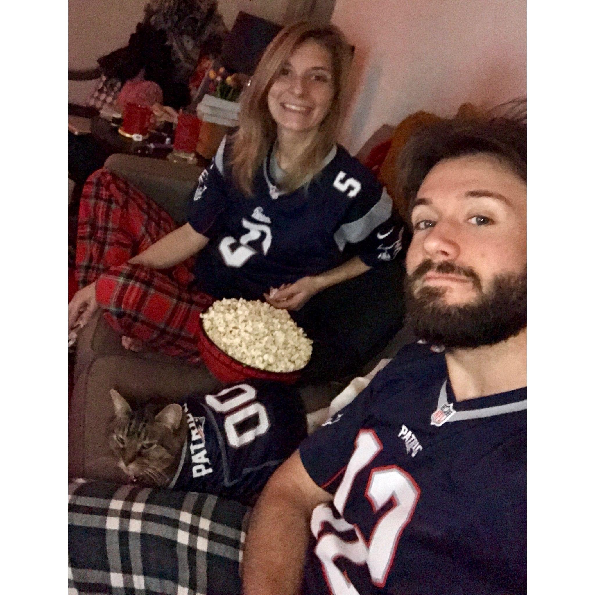 Normal game day attire.