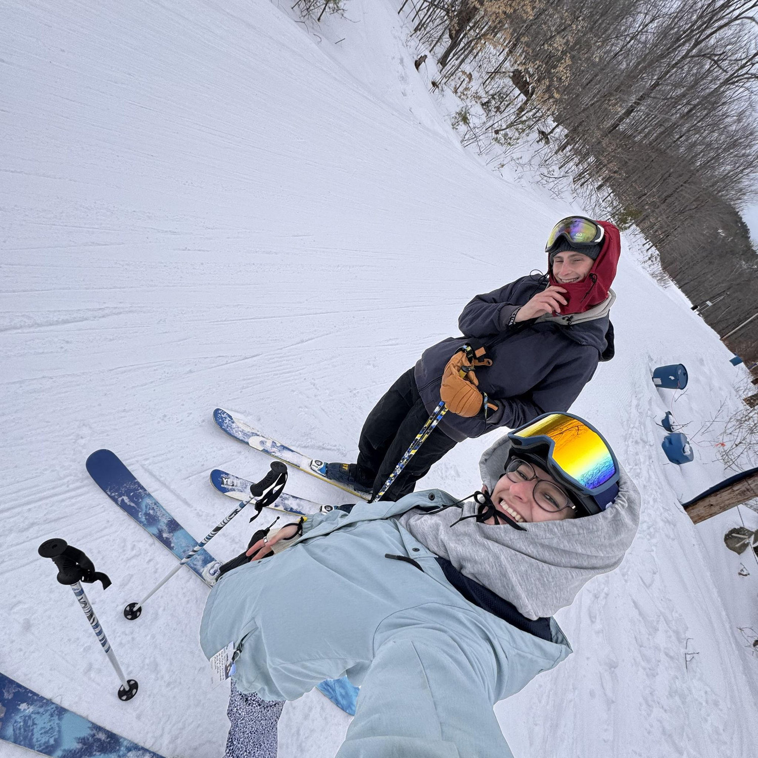 Winter 2025 - Skiing, but engaged!!!!
