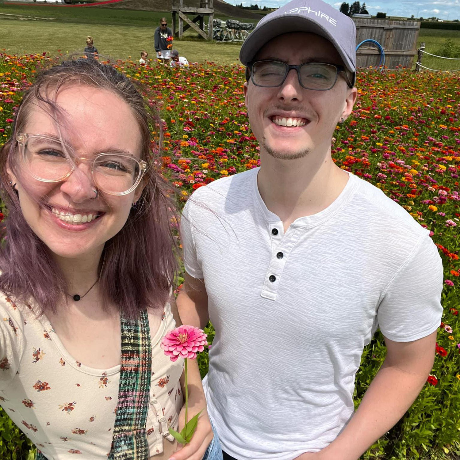 Zinnia picking - Summer 2024