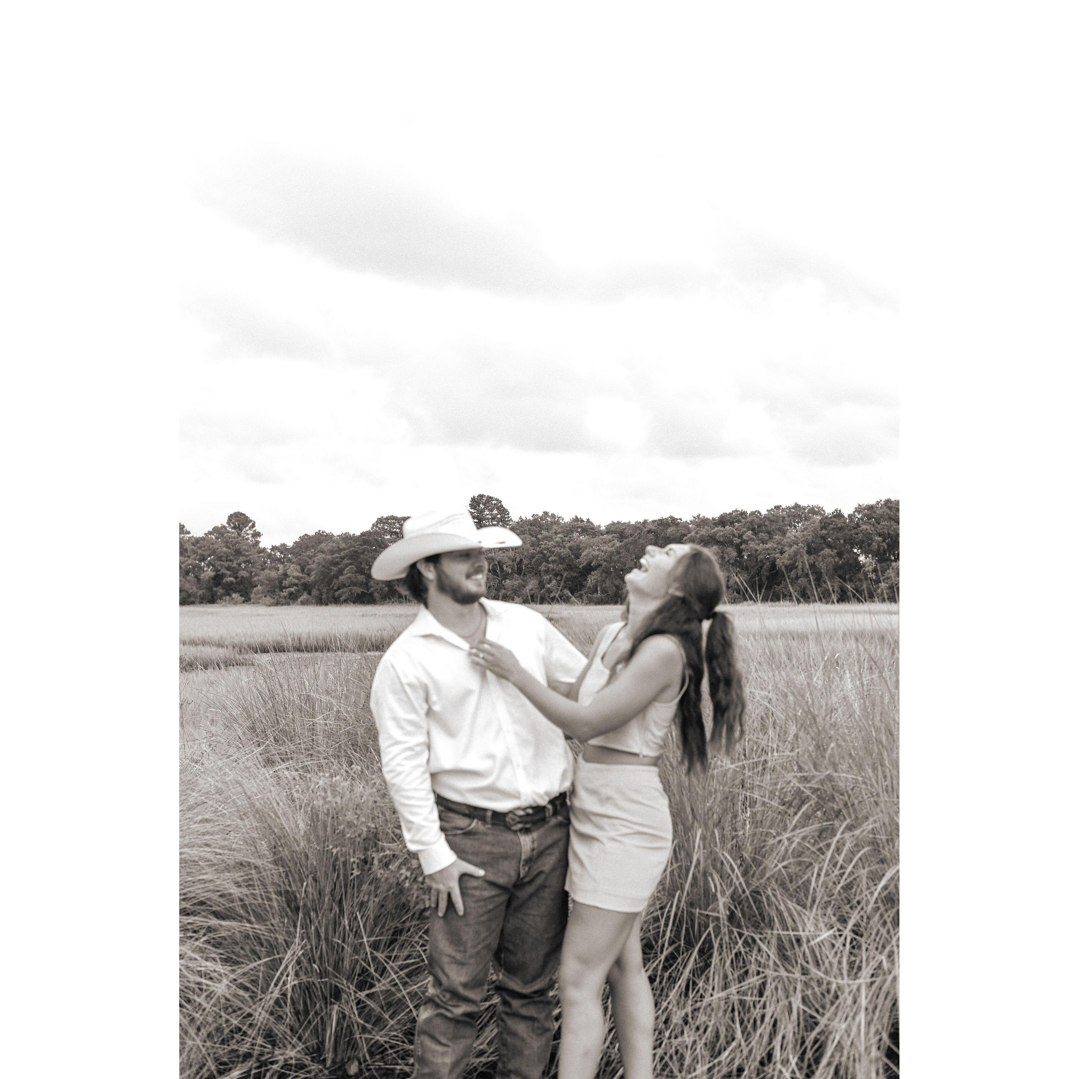 This was taken when the photographer told Chase and I to kiss for the first time and Chase absolutely freaked out! I laughed so hard!