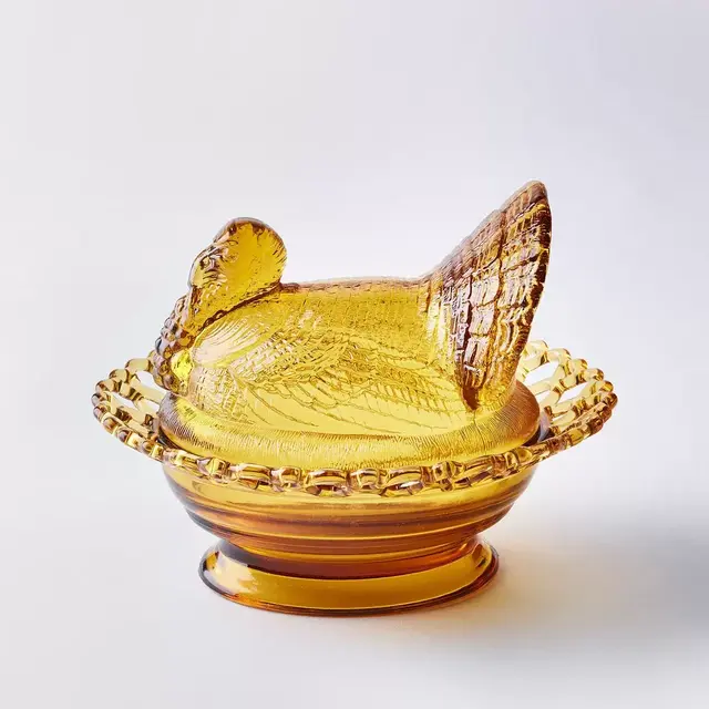 Mosser Glass Trish the Turkey Dish